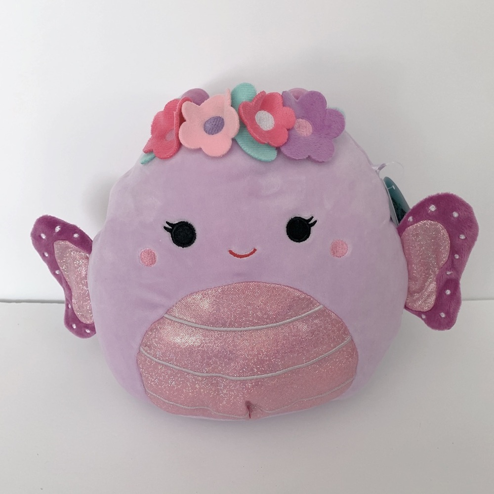 Flower Crown 8” Brenda the Butterfly Squishmallows Plush 2022 Limited Edition